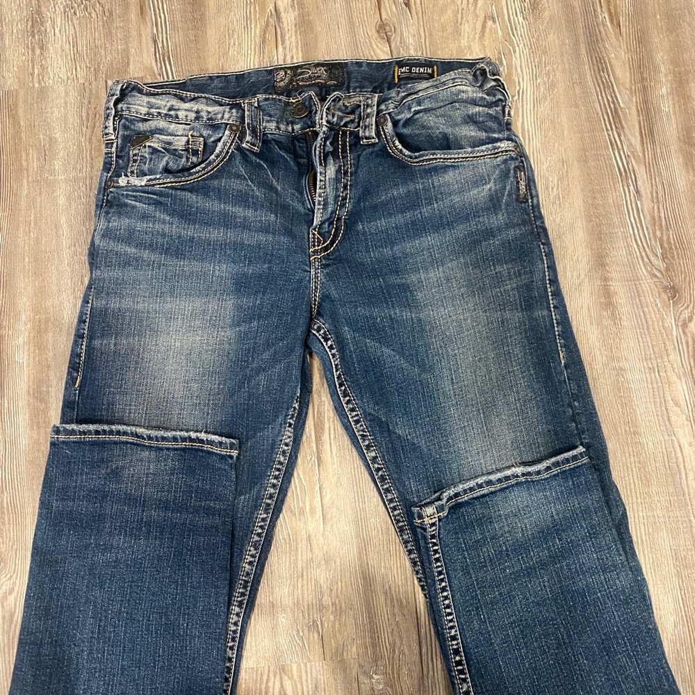 Men’s silver jeans